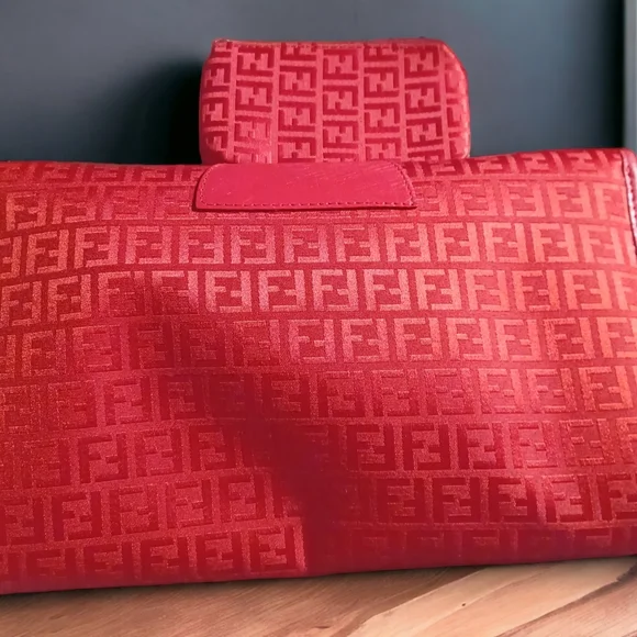 Vintage fendi clutch and wallet - Picture 4 of 5